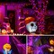 21FT Halloween String Lights – 100 Count Purple & Orange Incandescent Plug-In Lights with Black Cord, Connectable Indoor/Outdoor Spooky Tree, Porch, Yard & Mantle Holiday Decor
